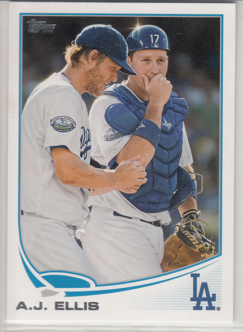 Dodgers Blue Heaven 2013 Topps Baseball Cards Series 1 Dodgers Base Cards
