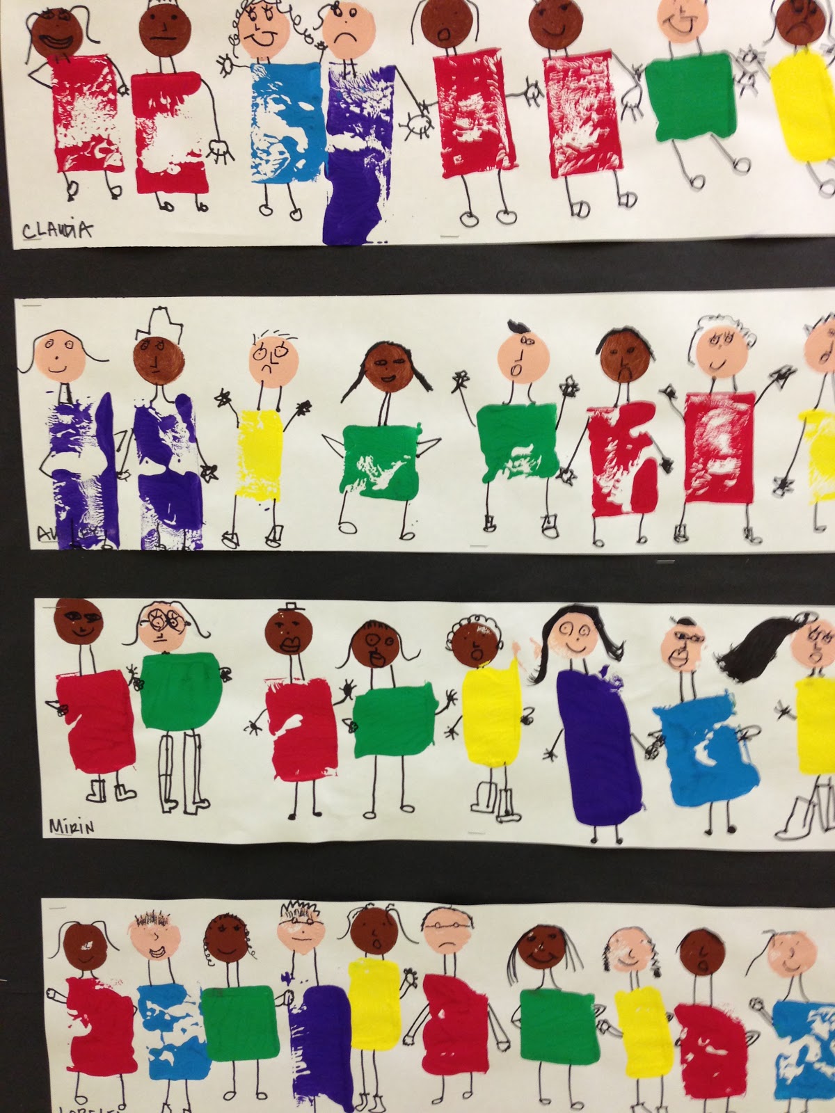 Apex Elementary Art: friends come in all shapes and sizes