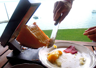 melted raclette