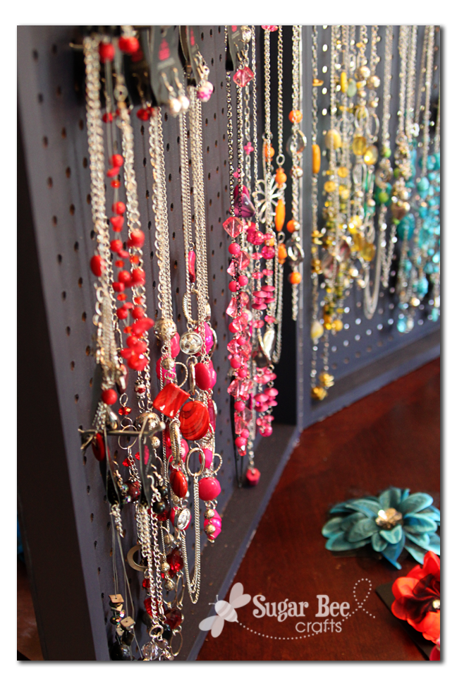 Peg Board Display Case Sugar Bee Crafts