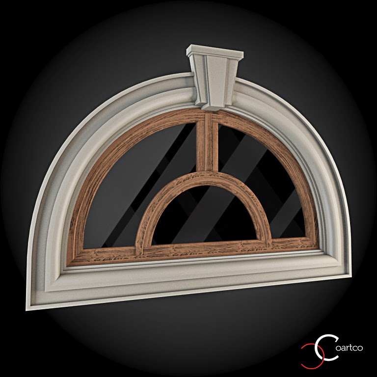 Ornamente Geamuri Rotunde Exterior Cod: WIN-076 Ornameate Geamuri Rotunde Exterior, fatade case cu profile decorative polistiren, profile fatada, Model Cod: WIN-076