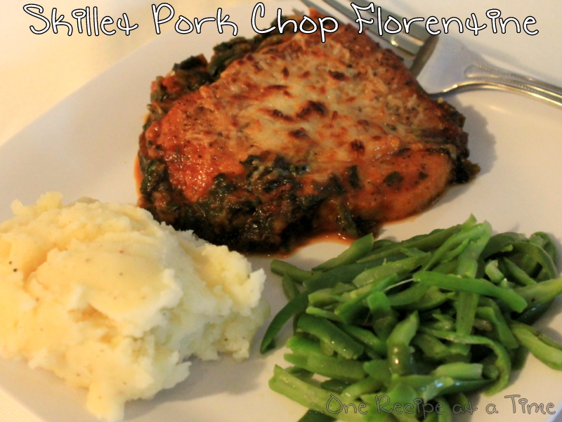 Learning the Ropes...One Recipe at a Time Skillet Pork Chops Florentine