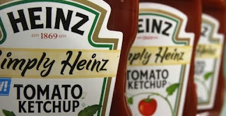 Refrigerated Heinz tomato ketchup