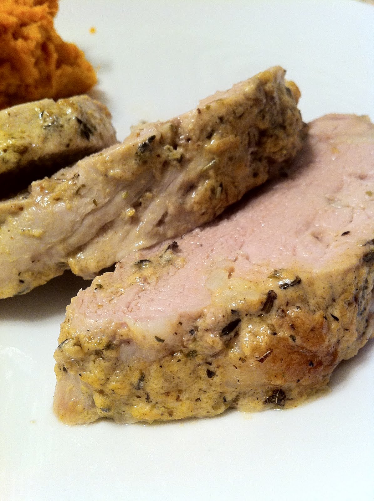 peace. love. & good food. Garlic & Herb Dijon Roasted Pork Tenderloin