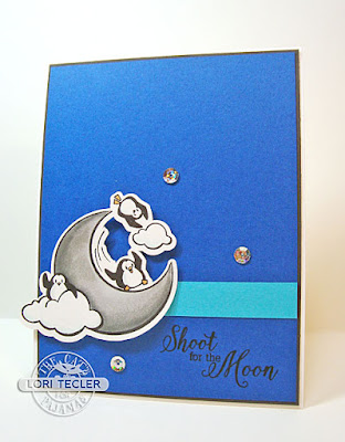 Shoot for the Moon card-designed by Lori Tecler/Inking Aloud-stamps from The Cat's Pajamas Shoot for the Moon card-designed by Lori Tecler/Inking Aloud-stamps from The Cat's Pajamas