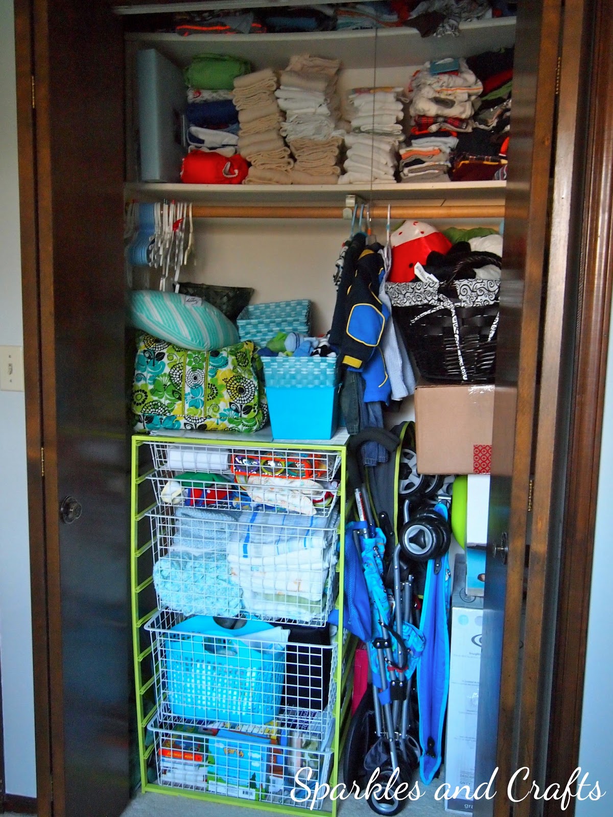 Sparkles and Crafts: Baby Boy Closet Organization