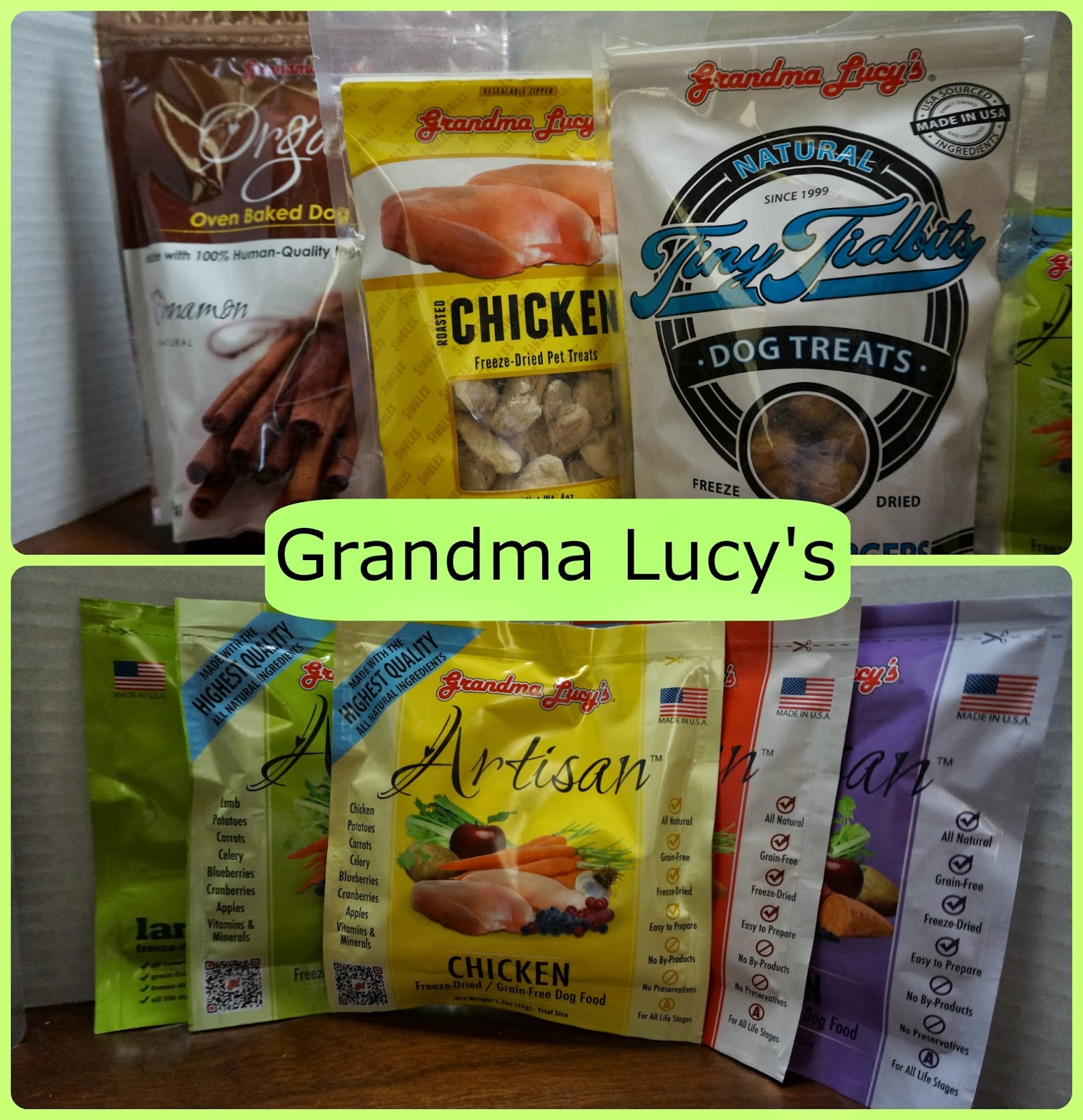 At the Fence Grandma Lucy's Natural Pet Food and Treats