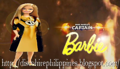 Kids TV Philippine drama Captain Barbell superhero in a Barbie dolls dress flying across our screens
