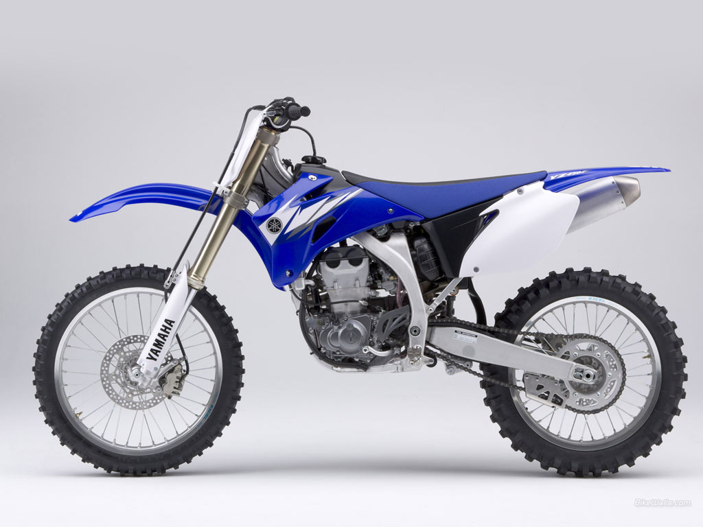 Yamaha yz450f blue motorcycle trail wallpaper 1024x768 kiyute80
