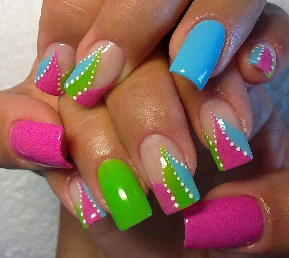 16 Uñas de Colores, Estilos y Formas - ε Diseños de Uñas Decoradas з