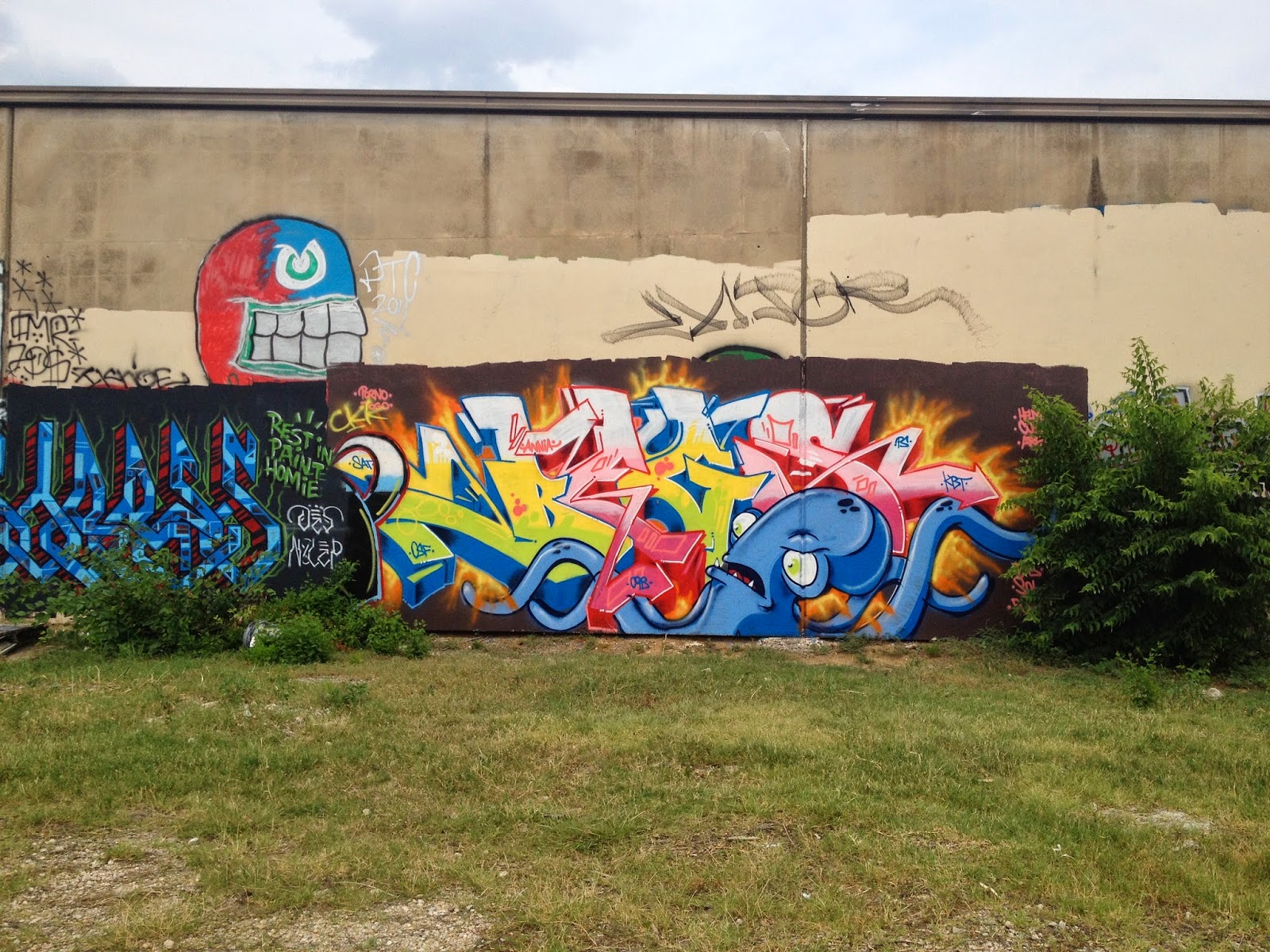 Dallas Graffiti Dallas’ first ‘free wall,’ in West Dallas, gives