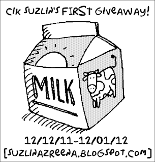 Cik Suzlin's FIRST Giveway!