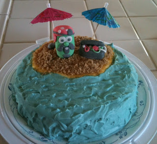 Veggietales pirate cake Veggietales pirate cake