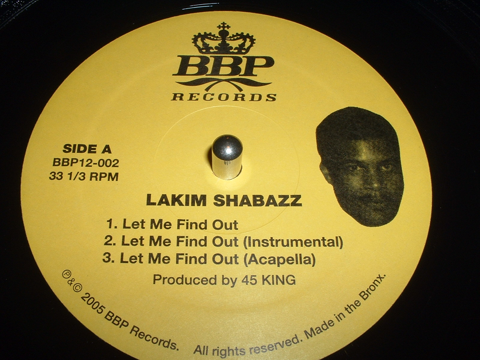 Lakim Shabazz Let Me Find Out / Turn It Out Lakim Shabazz Let Me Find Out / Turn It Out