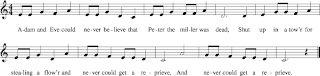 Traditional Folk Song - ADAM AND EVE Sheet Music