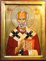 Sfantul Ierarh Nicolae Sfantul Ierarh Nicolae, icoana pictata pe lemn