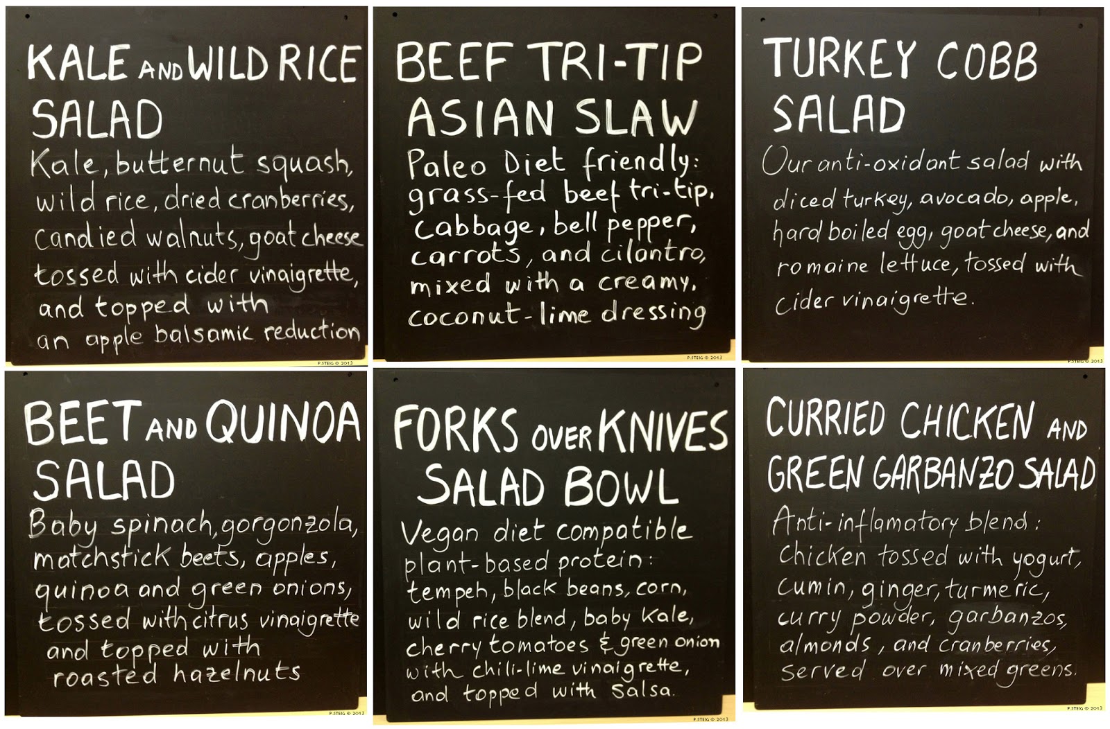 Deli Salad Boards Difficult (012313) Chalkboard Artist in Portland