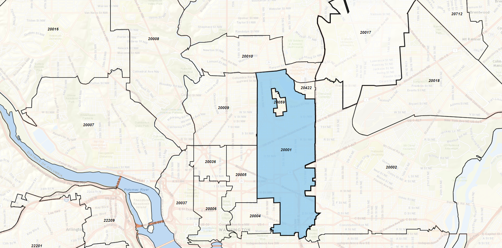 bloomingdale zip code 20001 "Trendsetters"