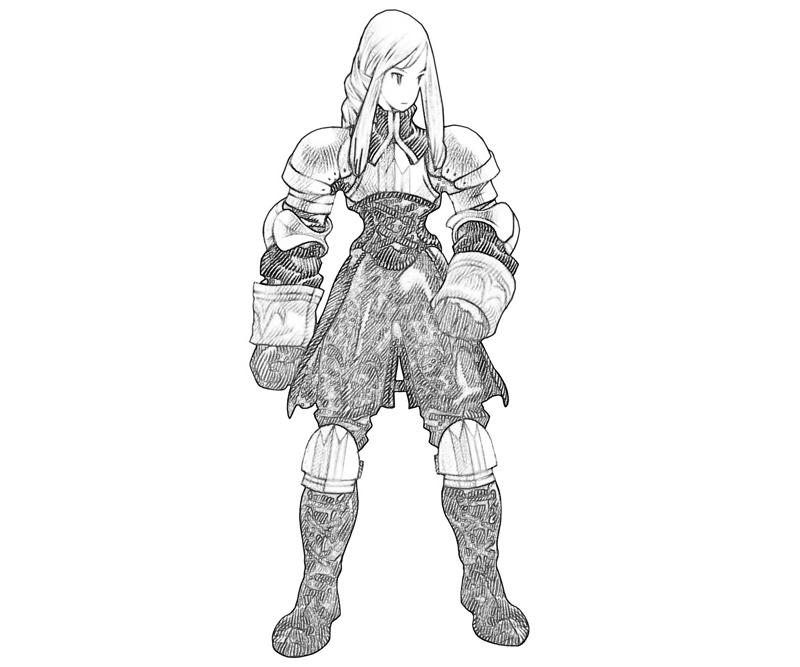 Agrias Oaks Armor Coloring Pages agrias-oaks-armor-coloring-pages