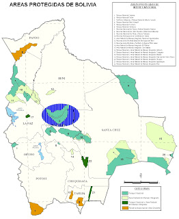 El TIPNIS dentro del óvalo azul - Bolivia informa Territorios indígenas