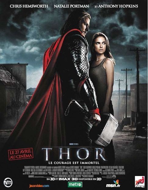 thor movie poster 2011. Thor New Movie Poster