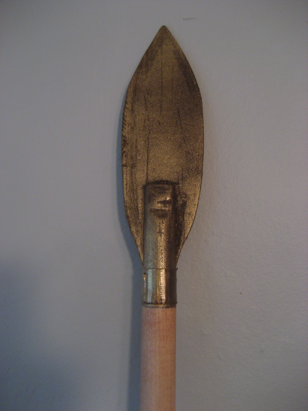 Chuck Does Art DIY Spartan Hoplite Costume How to Make a Spear (Dory)