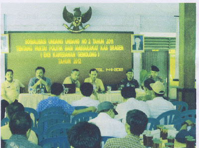 DANRAMIL-15/GEMOLONG KOMSOS DENGAN KOMP. PEMERINTAH, TOMAS, TOGA DAN TODA