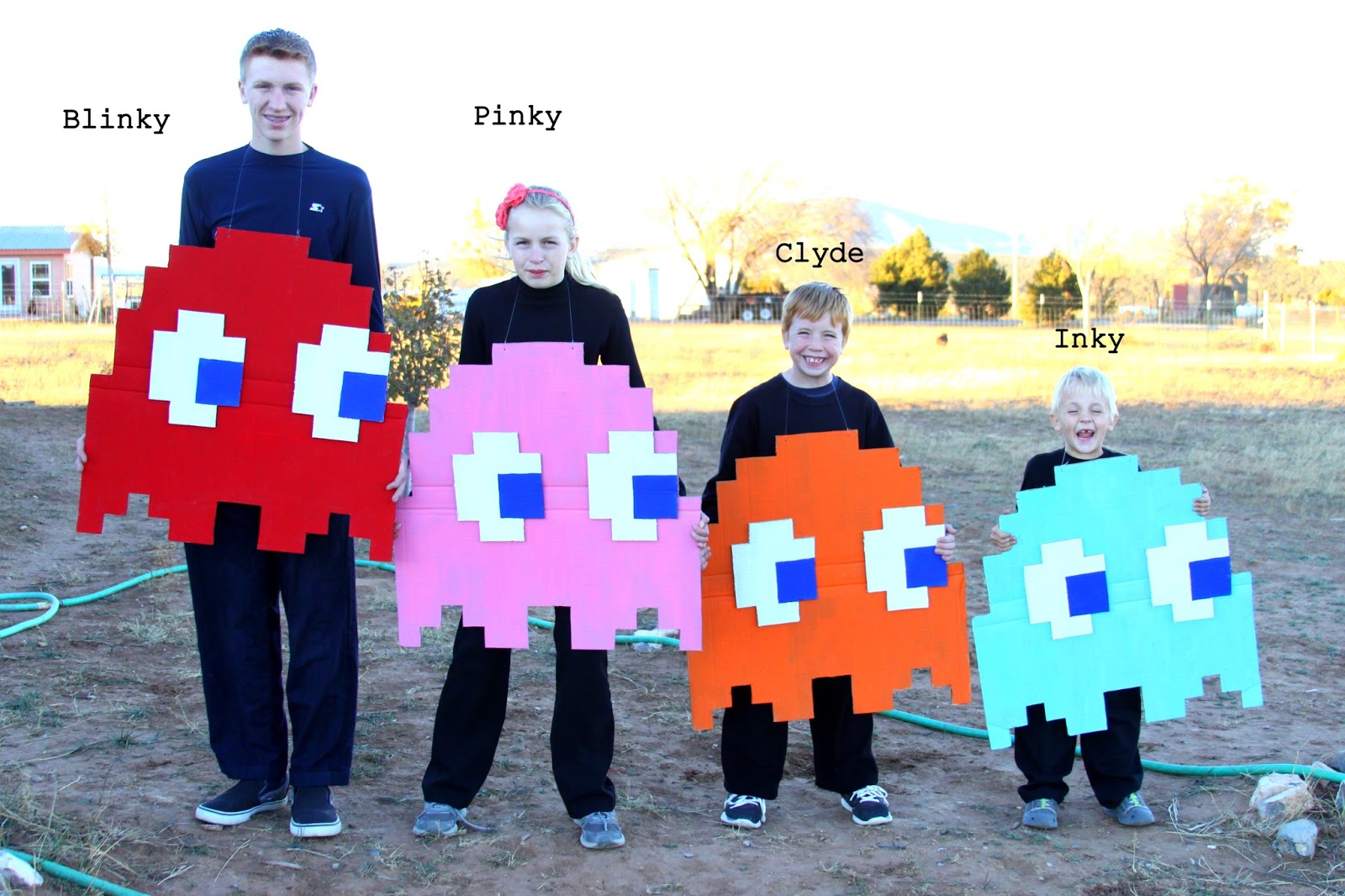 Li�l Buck�s Creations Homemade PacMan Halloween Costumes