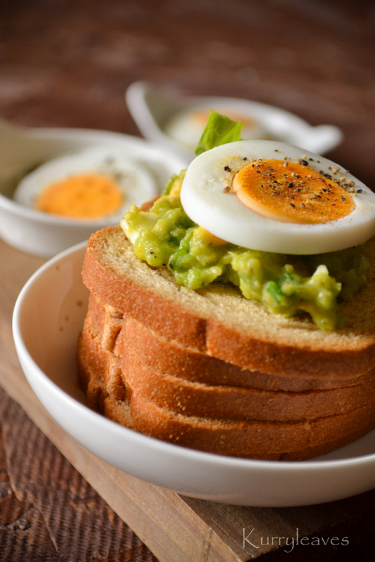 AVOCADO EGG SALAD SANDWICH kurryleaves
