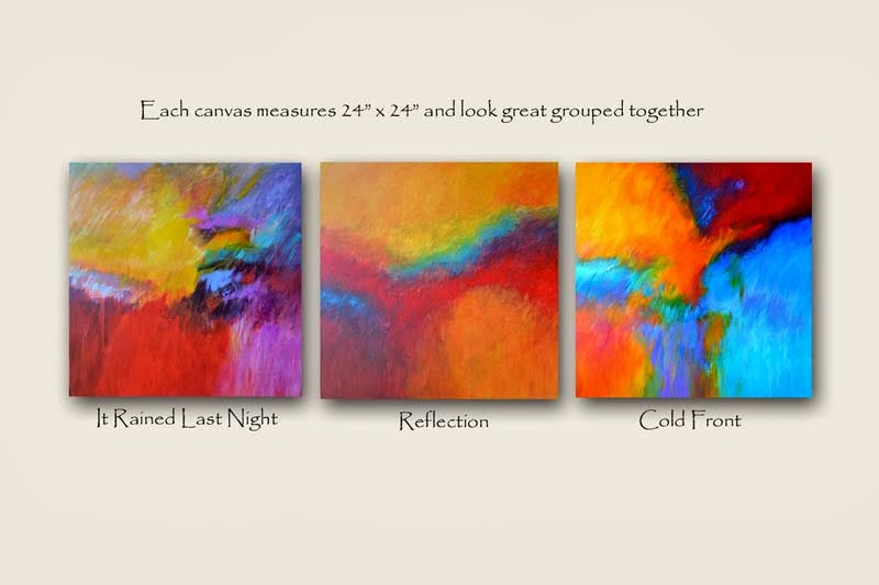 Daily Painters Abstract Gallery Cold Front Original Abstract