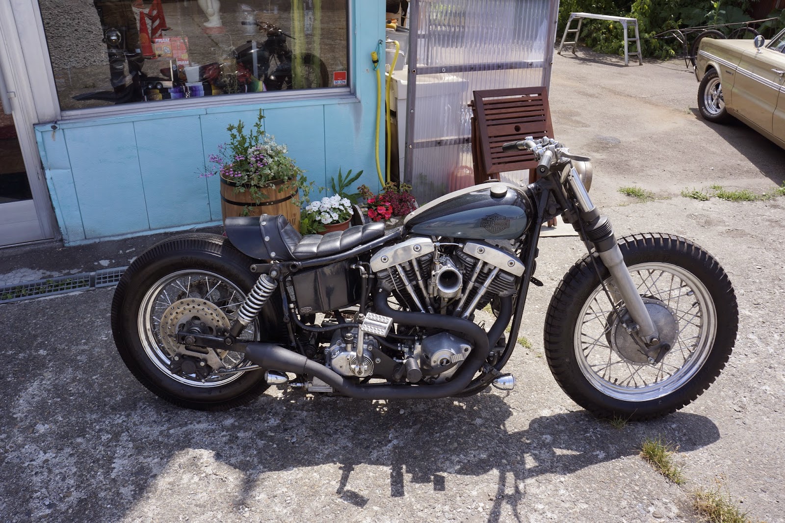 未使用 当時物 ハーレー FXWG ショベル 他全般 ミッドコントロールセット