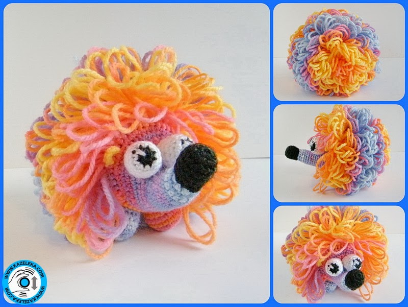 вязаный ежик crochet amigurumi hedgehog