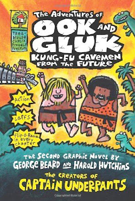bookcover of Adventures of Ook and Gluk, Kung-Fu Cavemen from the Future by Dav Pilkey bookcover of Adventures of Ook and Gluk, Kung-Fu Cavemen from the Future by Dav Pilkey
