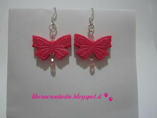 Pink Butterfly Farfalla+pink