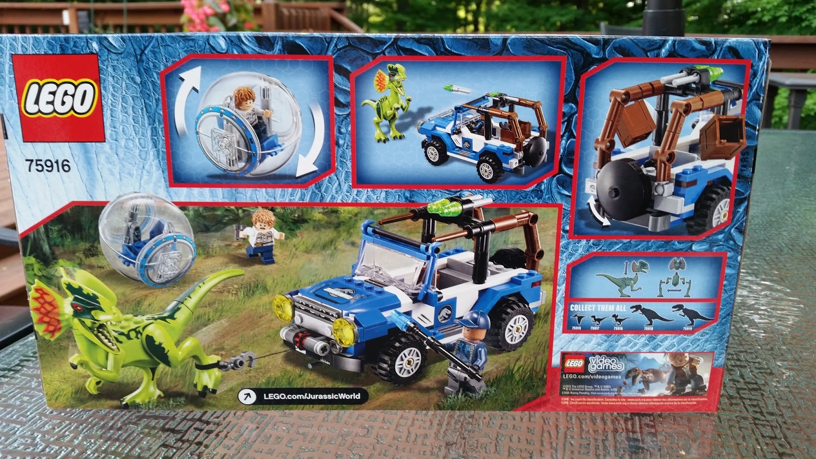Lego ® 75916 sobre caso del dilofosaurio Ambush nuevo/en el embalaje original 