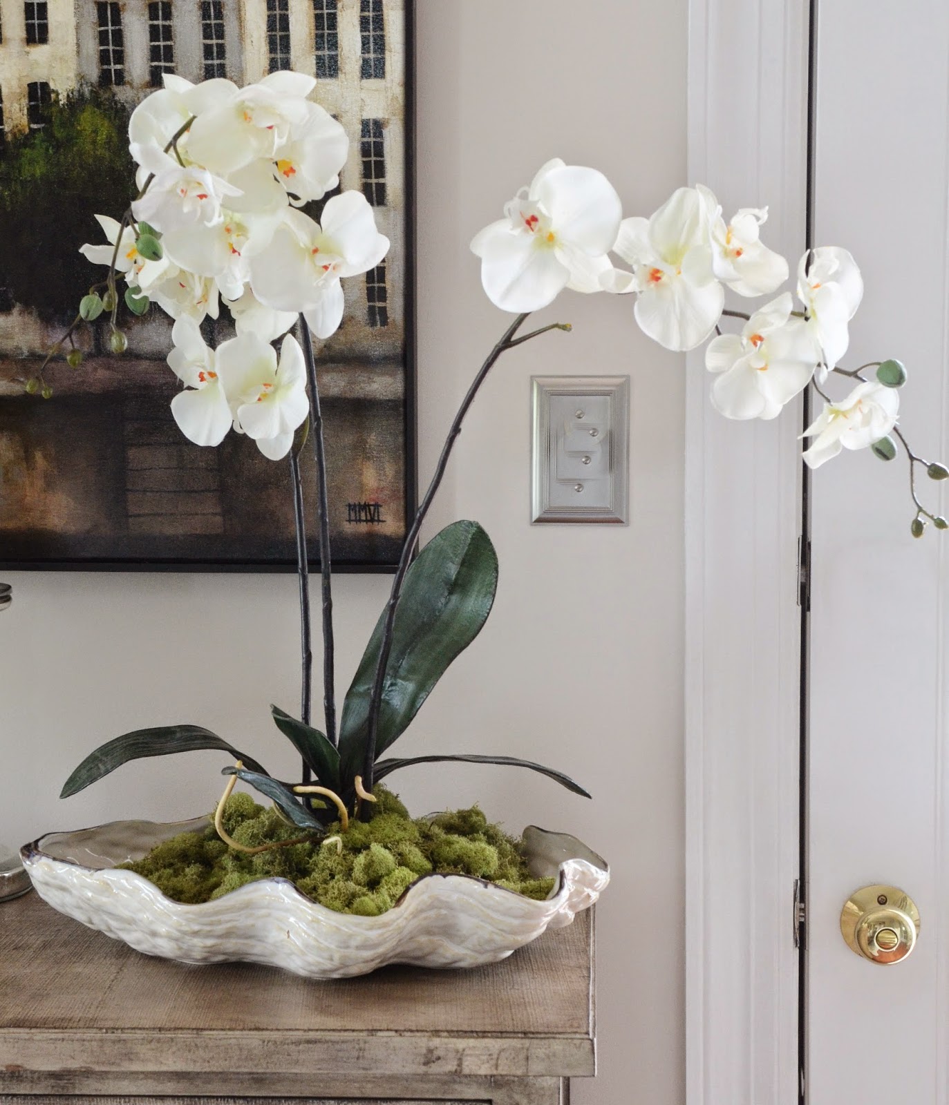 ORCHIDS IN A SHELL DIY