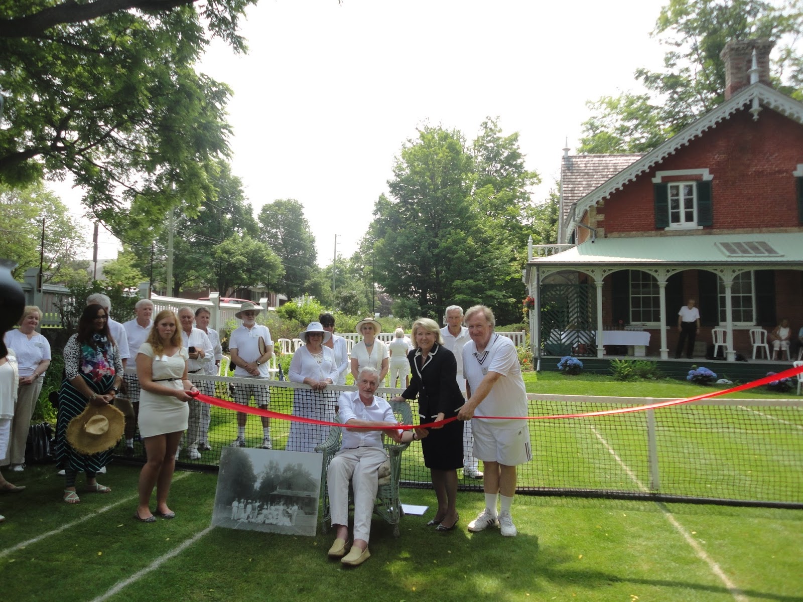 Ontario Tennis Magazine GRASS COURT IN AURORA OFFICIALLY OPENED