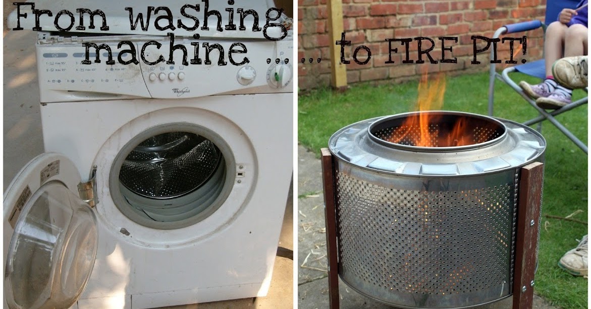 Home Made Fire Pit: Up-cycled Washing Machine! A Noodoll Life - Home Made Fire Pit: Up-cycled Washing Machine! A Noodoll Life
