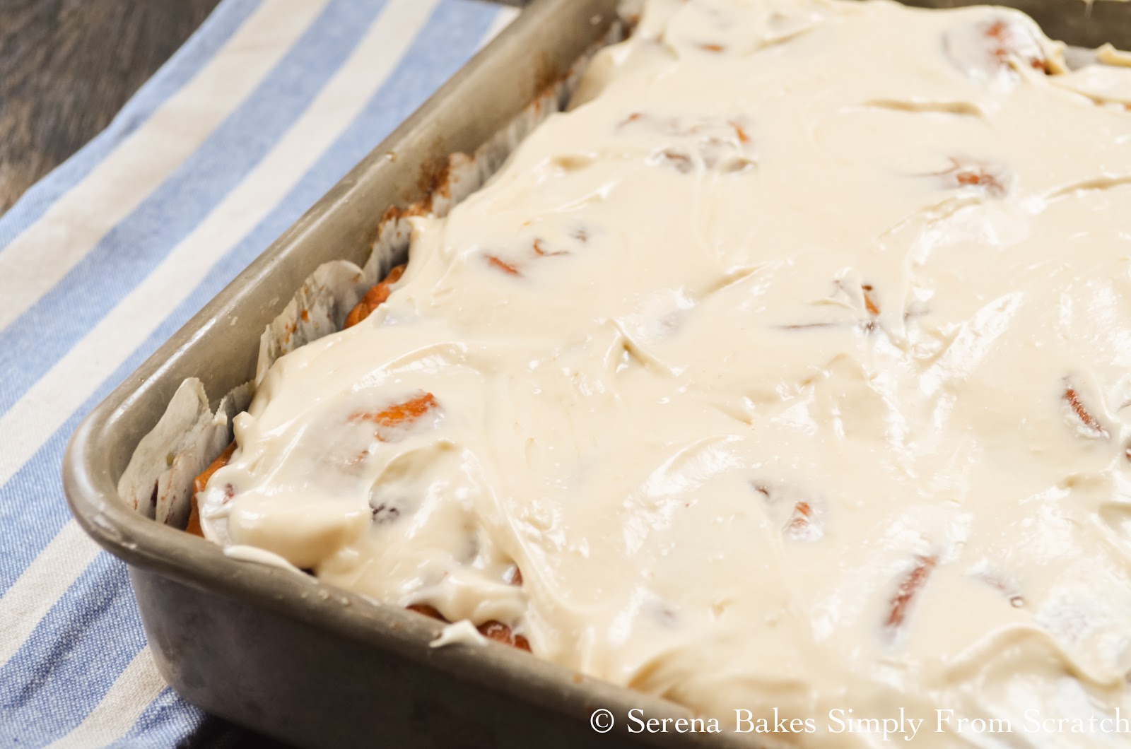 Pumpkin Cinnamon Rolls With Maple Cream Cheese Frosting Serena Bakes