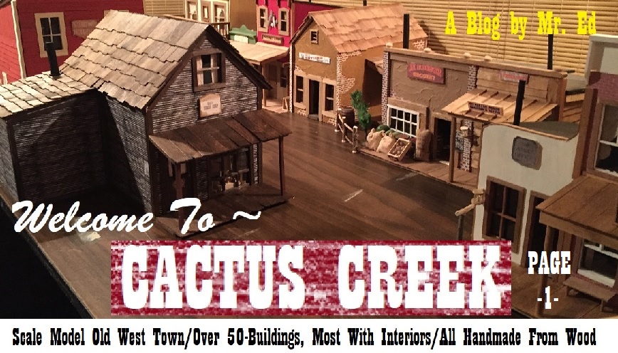 Mr. Ed's Old West Town Scale Model