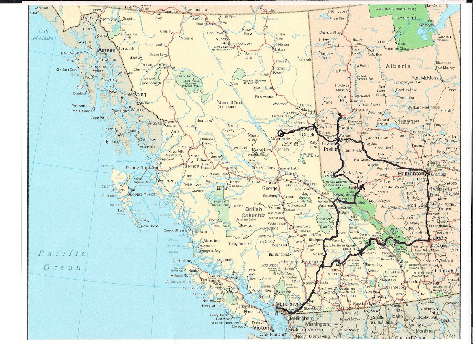 SNAP THAT Grande Prairie to Chetwynd The Journey Continues