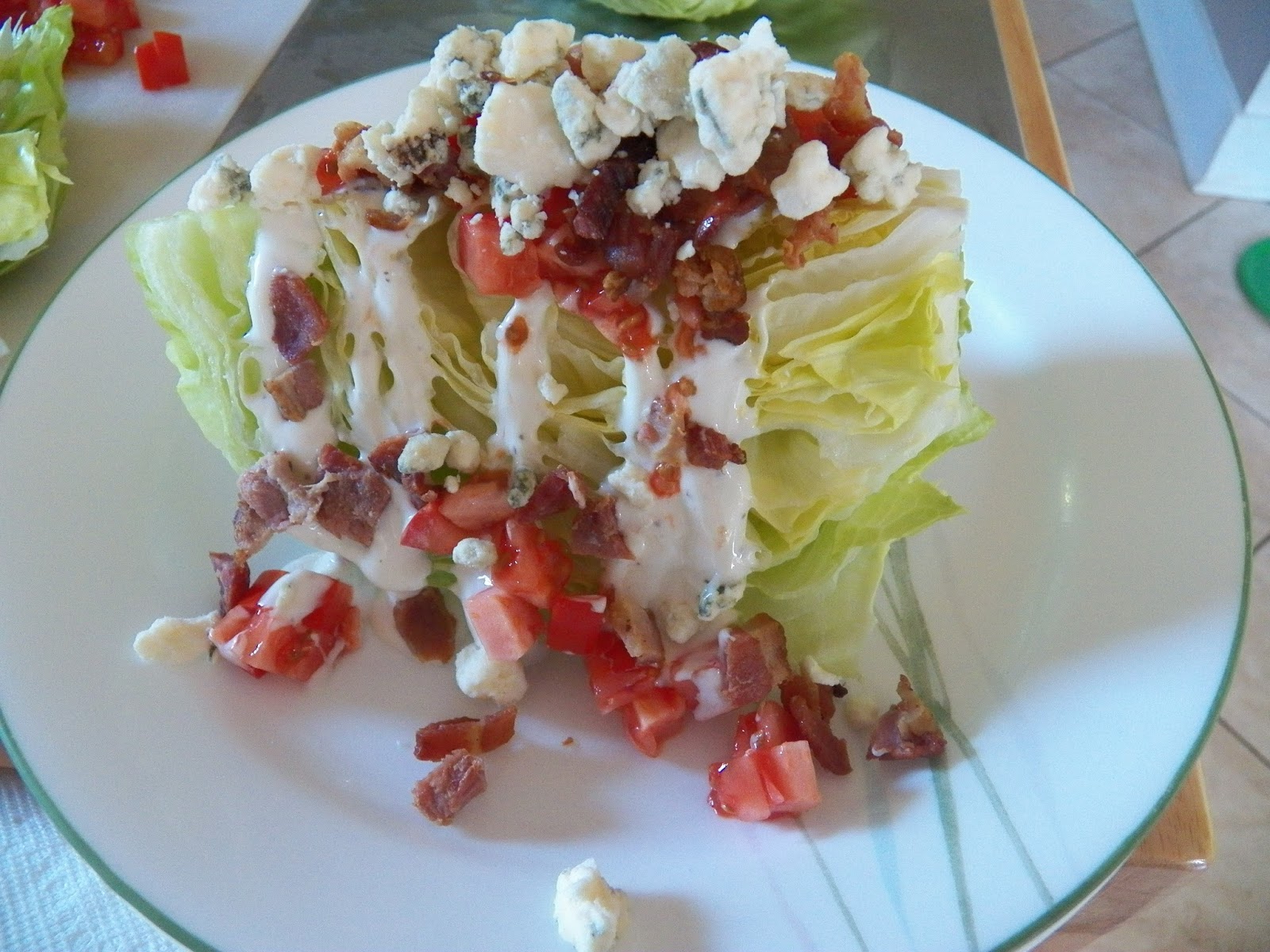 Retro Iceburg Lettuce Wedge Salad Sid's Sea Palm Cooking