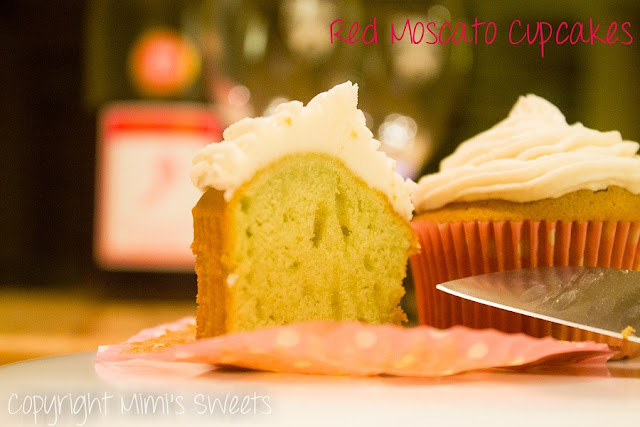 Red Moscato Cupcakes