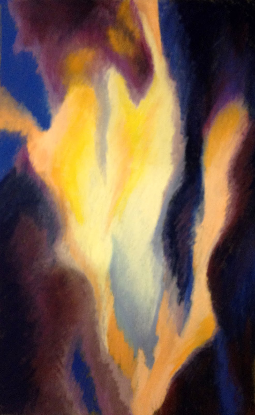Abstract Pastel Paintings