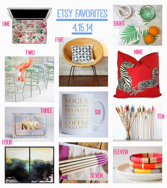 Metropolitan Musings Etsy Favorites 4.15.14