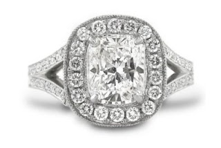 Cushion Cut Diamond Rings