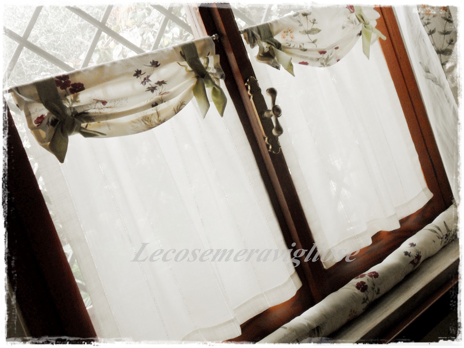 Lecosemeravigliose shabby e country chic passions: tende soggiorno ...