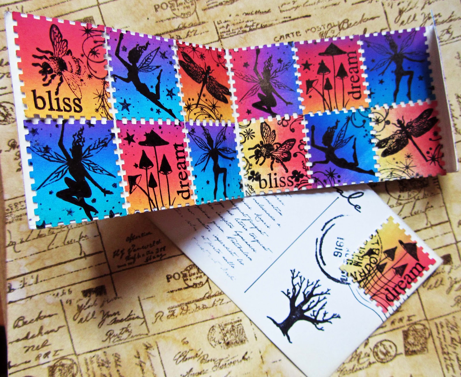 artistic craft dabbler Book of Stamps FSC 30