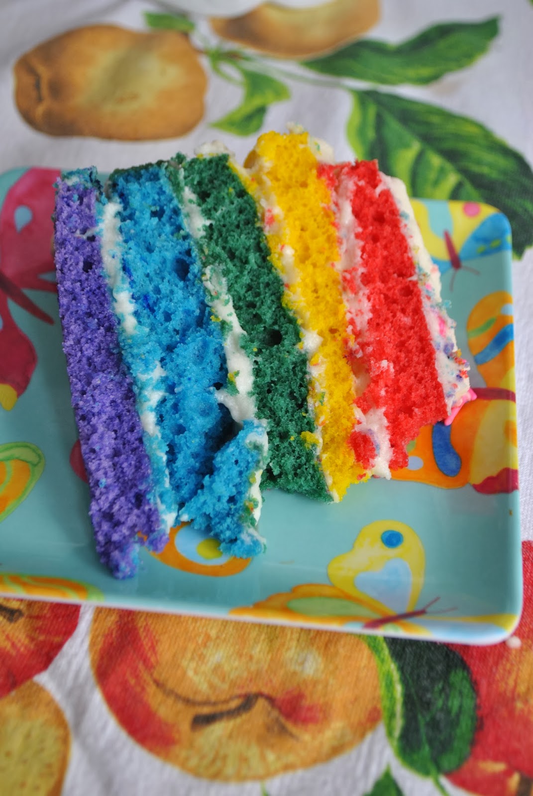 Lori's Lipsmacking Goodness Rainbow Cake