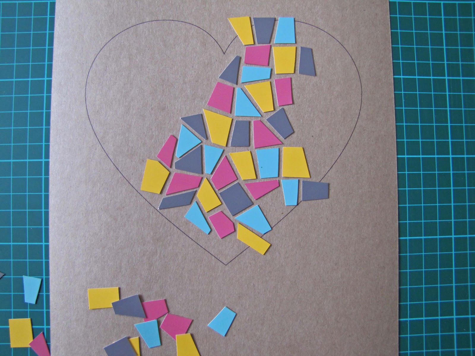 Confetti DIY Paint Chip Mosaic Artwork